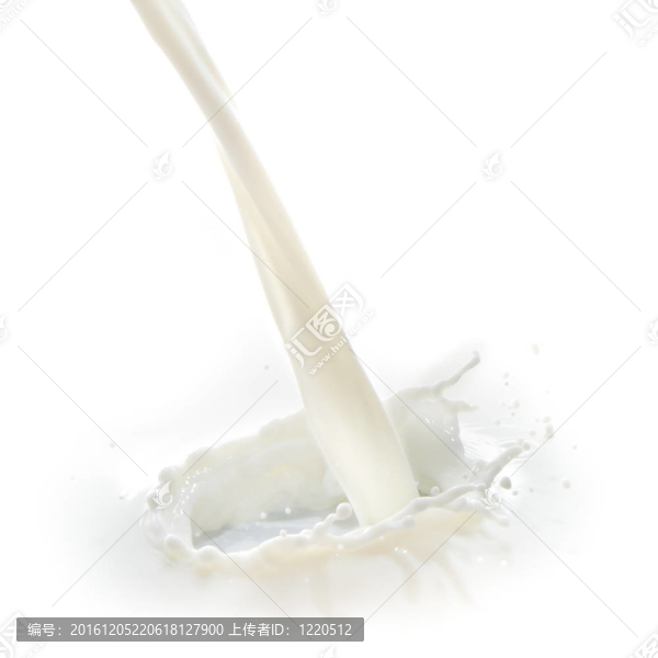 牛奶濺