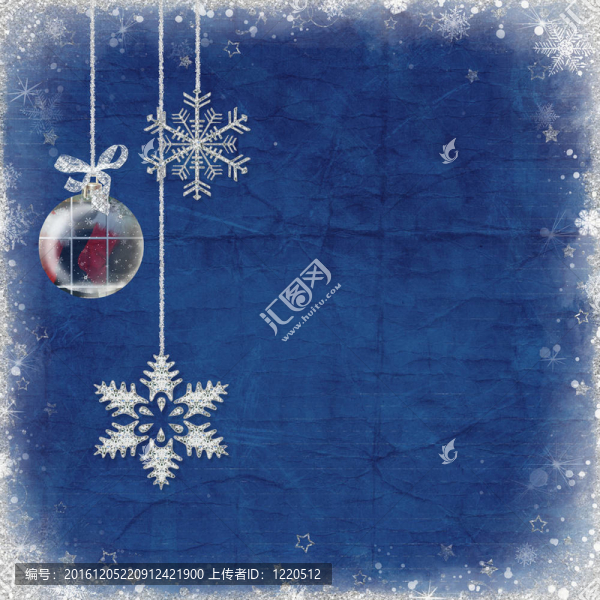 節(jié)日的雪花