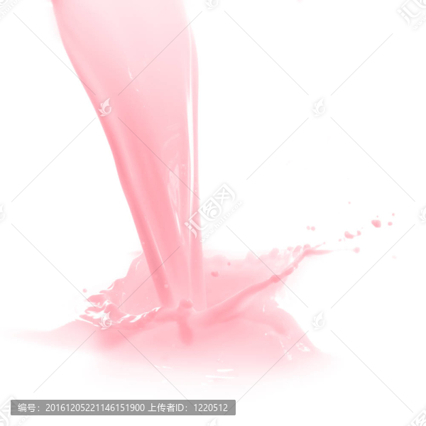 草莓牛奶飛濺