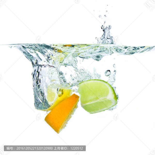 柑橘類水果飛濺