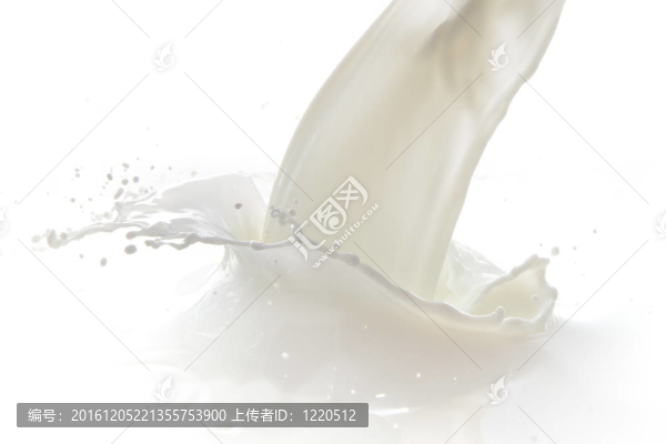 牛奶濺