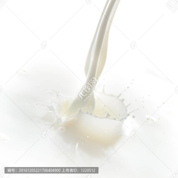 牛奶濺