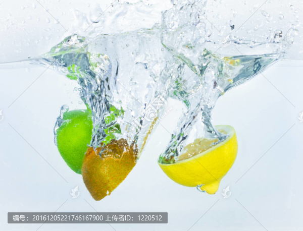 柑橘類水果飛濺