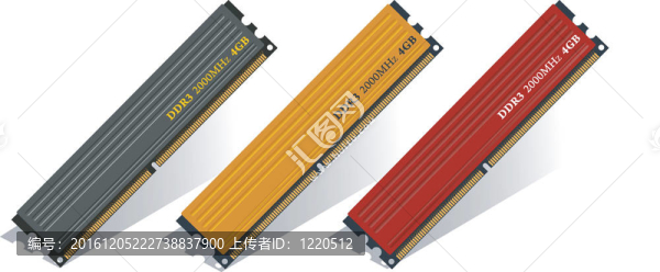 套DDR3內存模塊