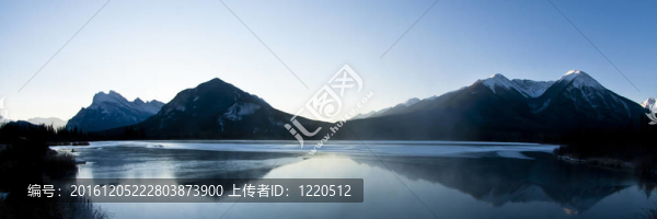 在落基山脈的冬季仙境