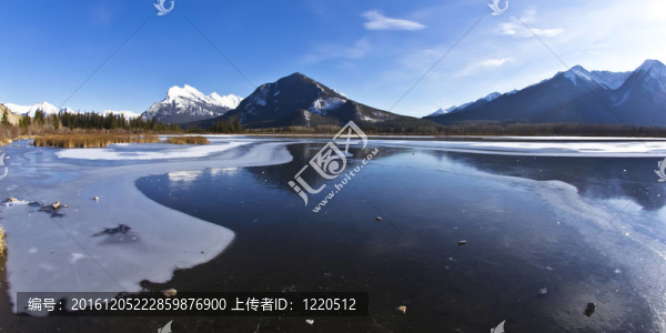 在落基山脈的冬季仙境