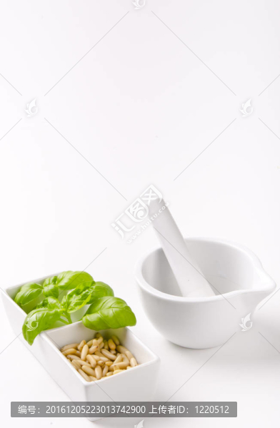 香蒜醬和砂漿