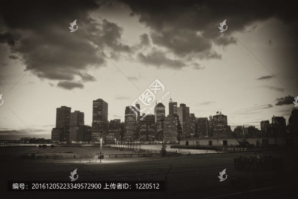 曼哈頓的夜景