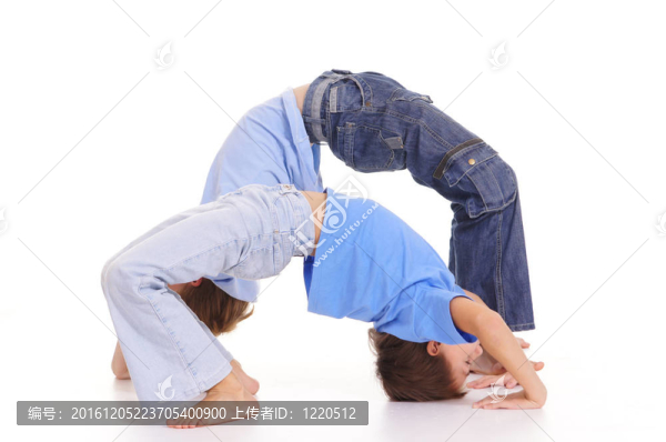 孩子們和體操