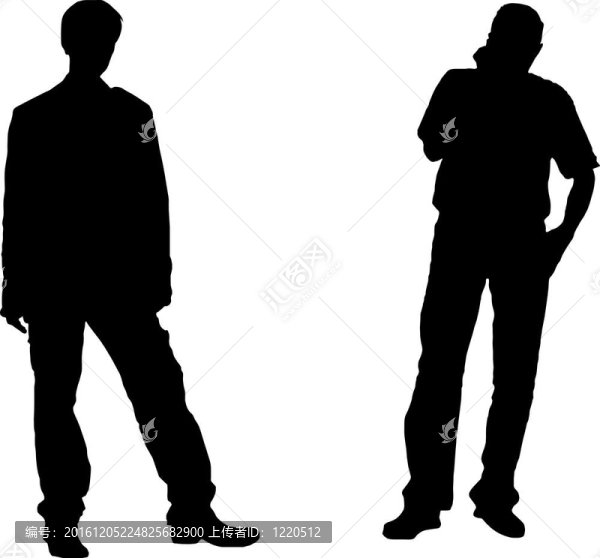 男人的輪廓