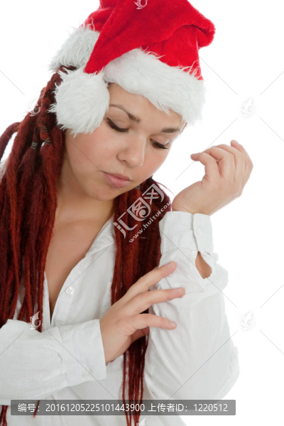 現(xiàn)代年輕女孩肖像。