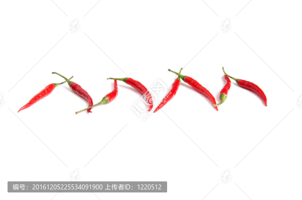 成熟成熟的紅辣椒。