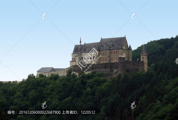 田園詩般的Vianden,Castle