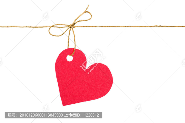 弓與紅標(biāo)簽心