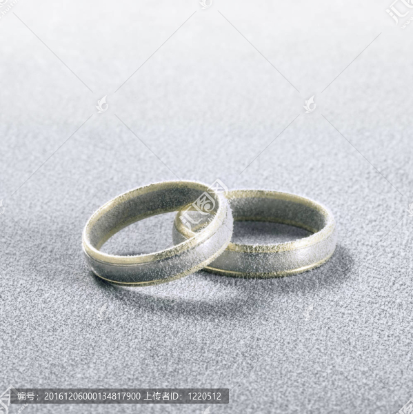 磨砂的結婚戒指