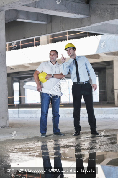 建筑工地建筑師團(tuán)隊