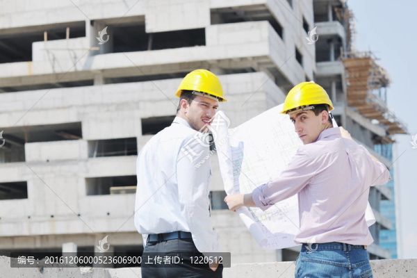 建筑工地建筑師團隊