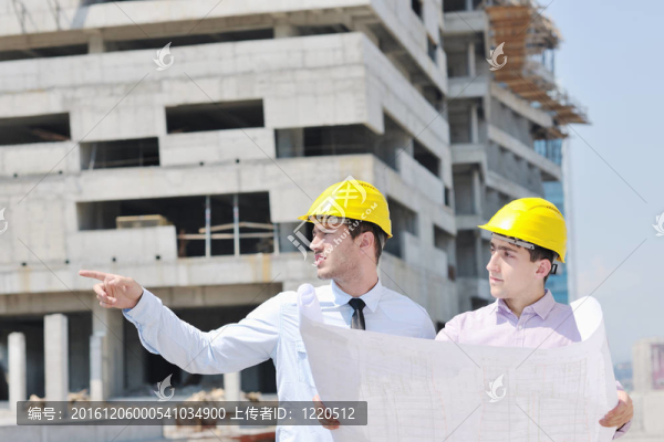 建筑工地建筑師團(tuán)隊(duì)