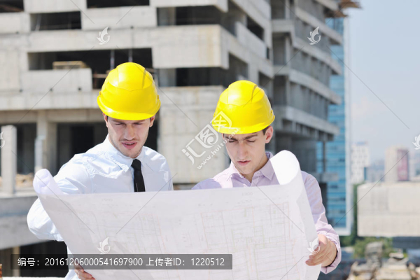 建筑工地建筑師團隊