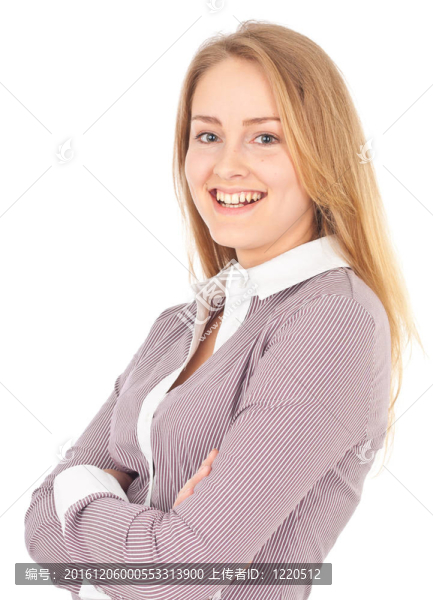 迷人的商業(yè)女性微笑