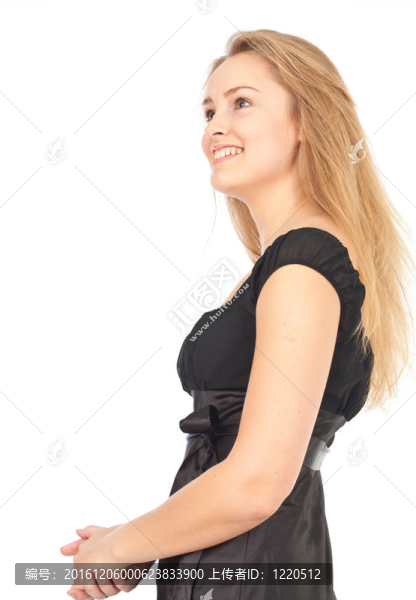 漂亮的黑衣女人