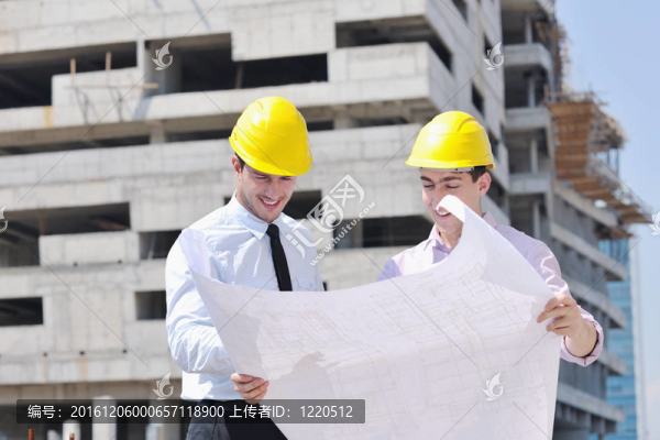 建筑工地建筑師團隊
