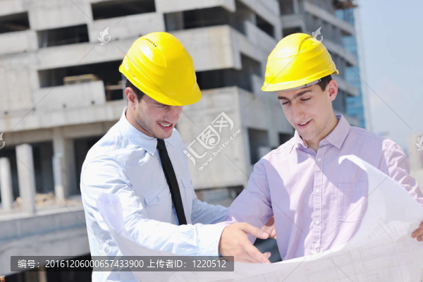建筑工地建筑師團(tuán)隊(duì)