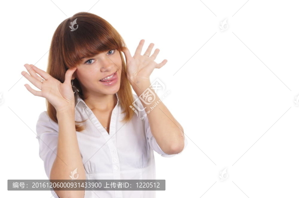 年輕漂亮的女孩