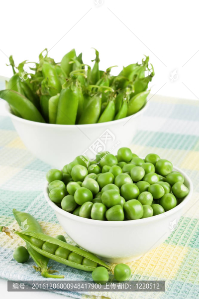 綠色的豌豆