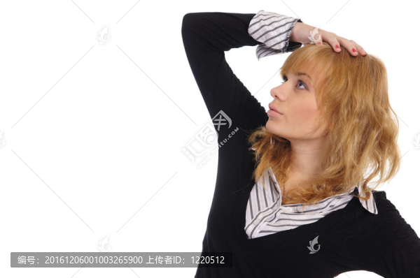 聰明的女孩肖像