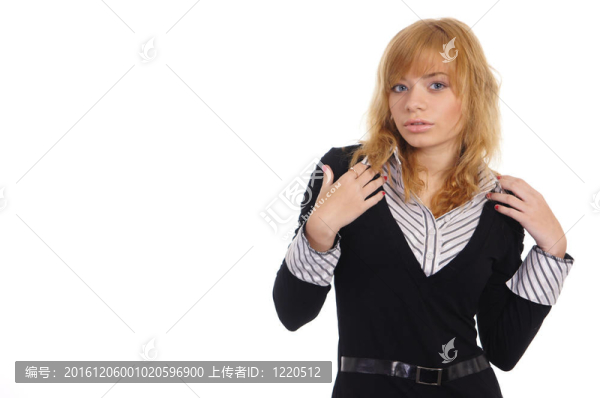 聰明的女孩肖像