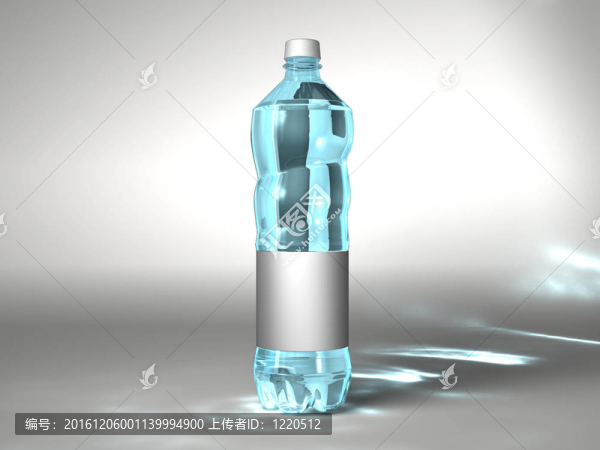 中性水的瓶子
