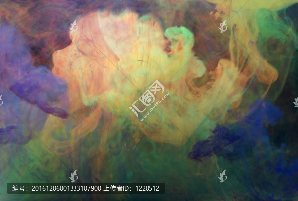 摘要彩色的云