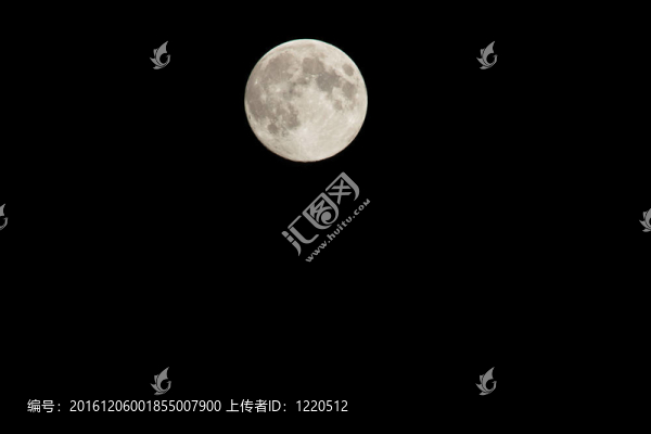 夜晚的滿月