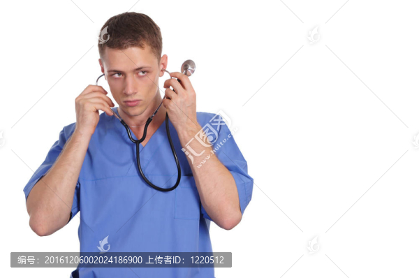 可愛的醫(yī)生的肖像