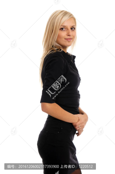 漂亮的金發(fā)女郎的肖像