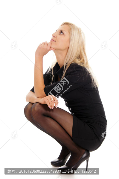 白色的漂亮女孩