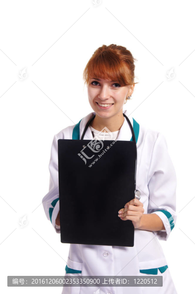 可愛(ài)的護(hù)士的肖像