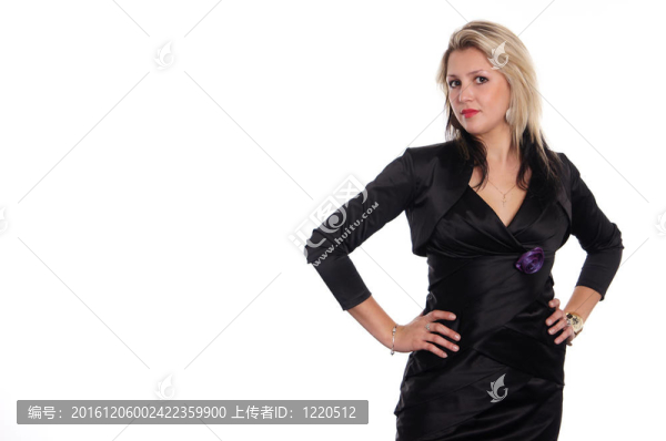 可愛的女孩冒充
