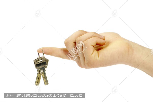 手持鑰匙