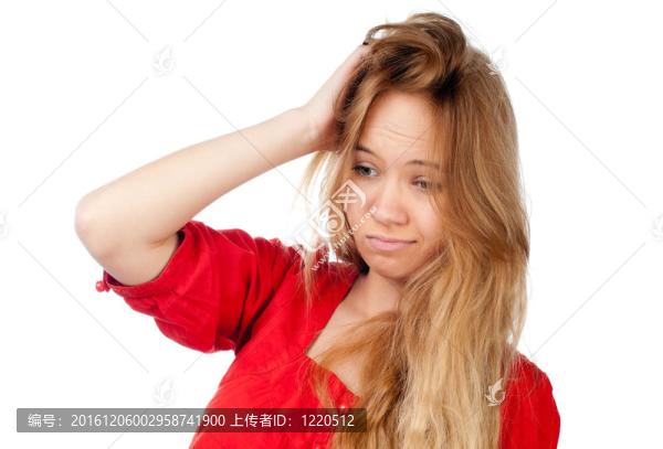 迷茫的少女