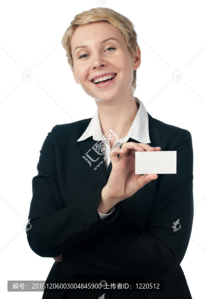 帶名片的女人