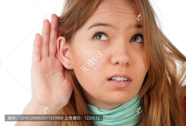 十幾歲的女孩聽