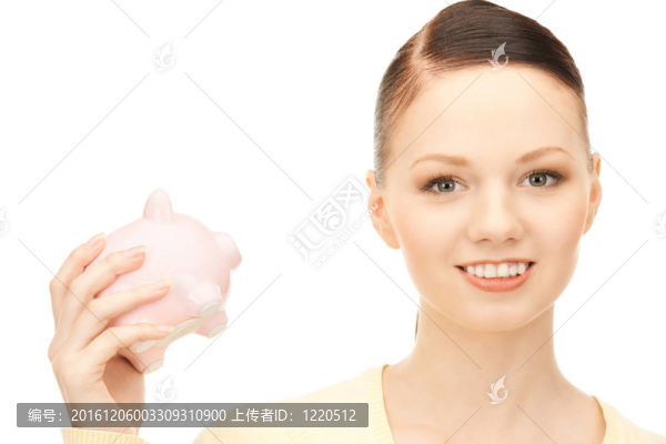可愛的小豬存錢罐