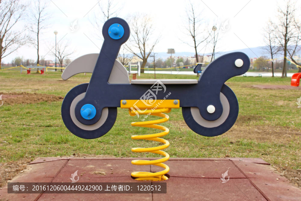 摩托車彈簧玩具