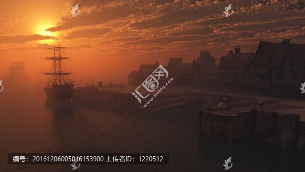 在森塞特上高高的船停泊