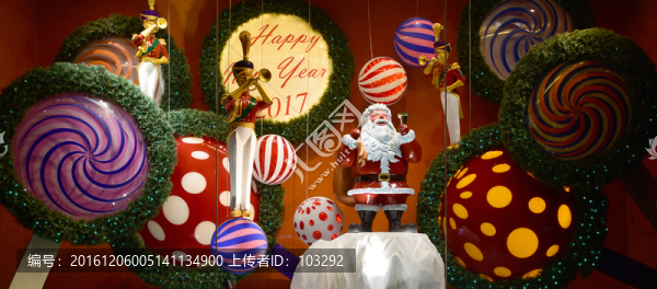 圣誕主題的櫥窗展示