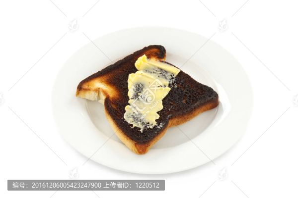 烤土司上的黃油