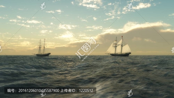 帆船在Sea