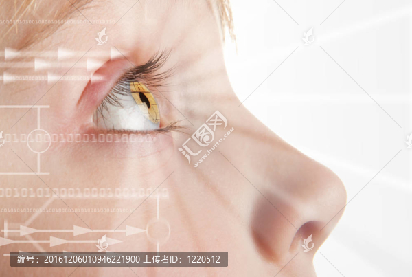 虹膜掃描身份